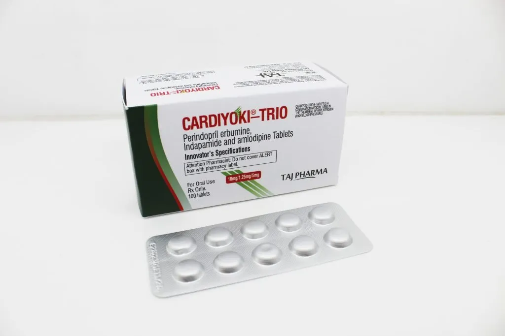 Perindopril Erbumine 10mg, Indapamide 1.25mg, Amlodipine 5mg Tablets Manufacturer Supplier and PCD Pharma Franchise