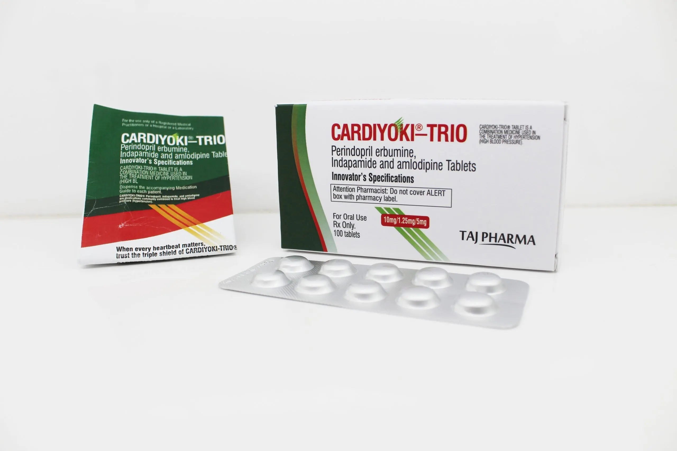 Perindopril erbumine 10mg, Indapamide 1.25mg, Amlodipine 5mg Tablets PAN India Manufacturer