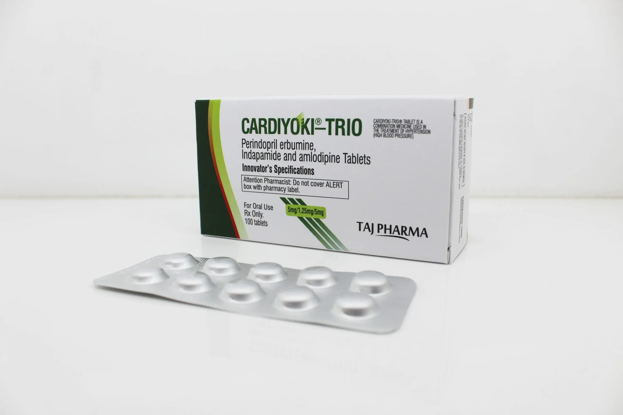 Perindopril erbumine 5mg, Indapamide 1.25mg, Amlodipine 5mg Tablets Manufacturer Supplier and PCD Pharma Franchise