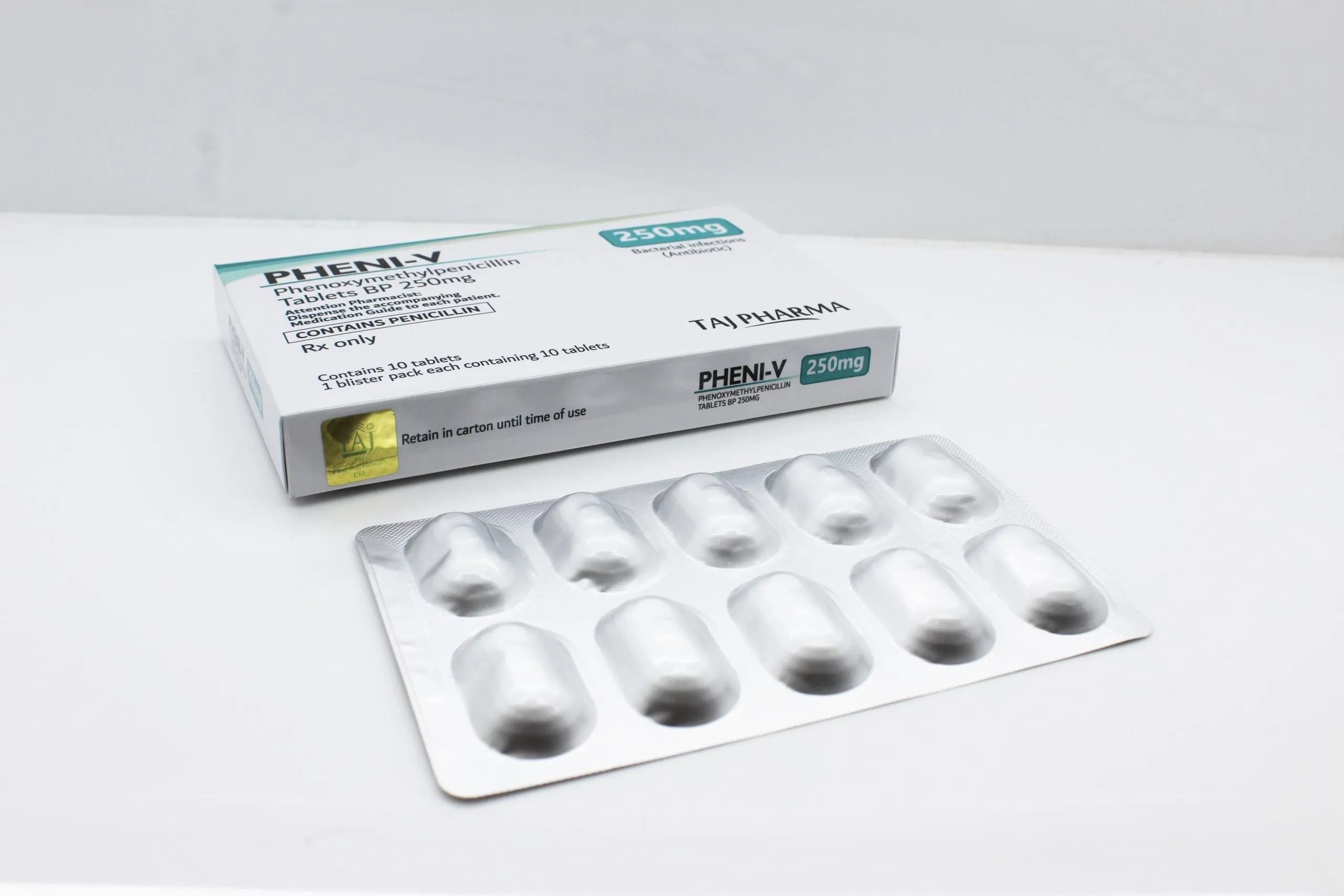 Phenoxymethylpenicillin Tablets BP 250mg Manufacturer PAN India
