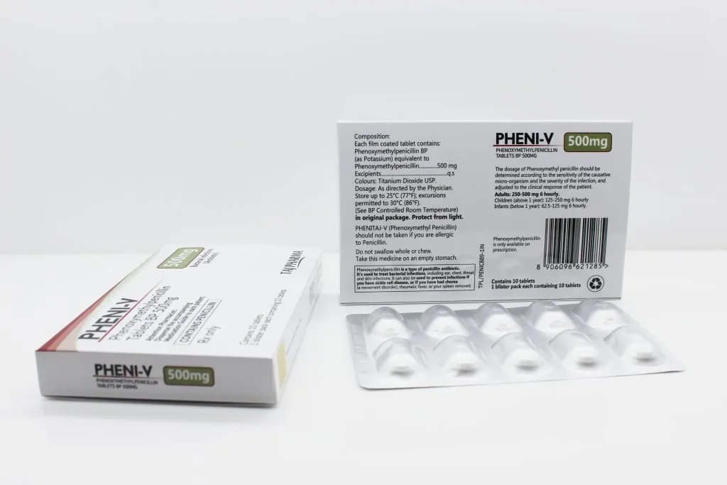 Phenoxymethylpenicillin Tablets BP 500mg Dealers across India