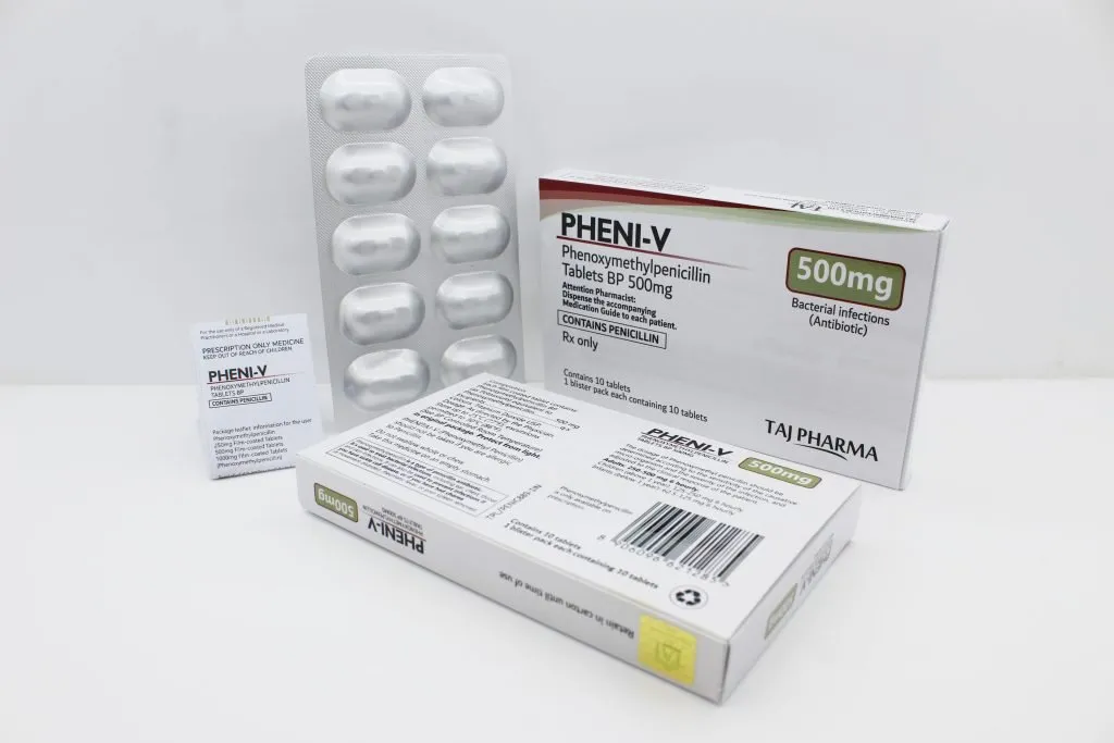 Phenoxymethylpenicillin Tablets BP 500mg Manufacturer PCD Pharma Franchise