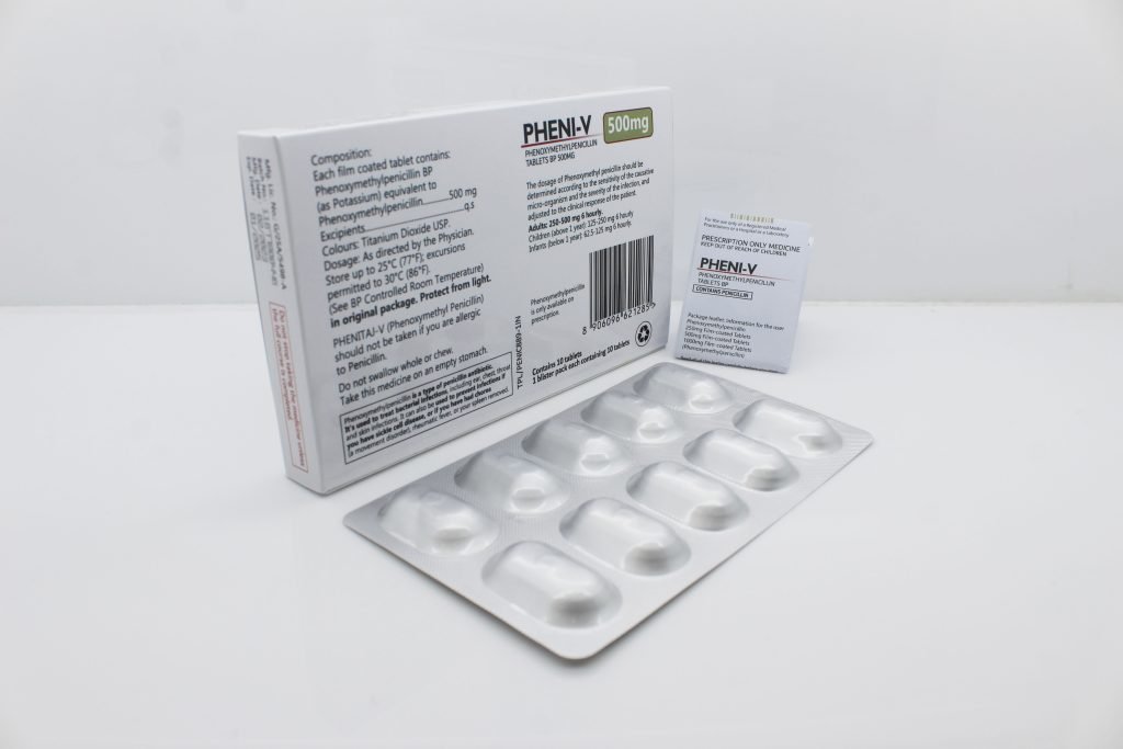 Phenoxymethylpenicillin BP 500mg Manufacturer from Mumbai, India