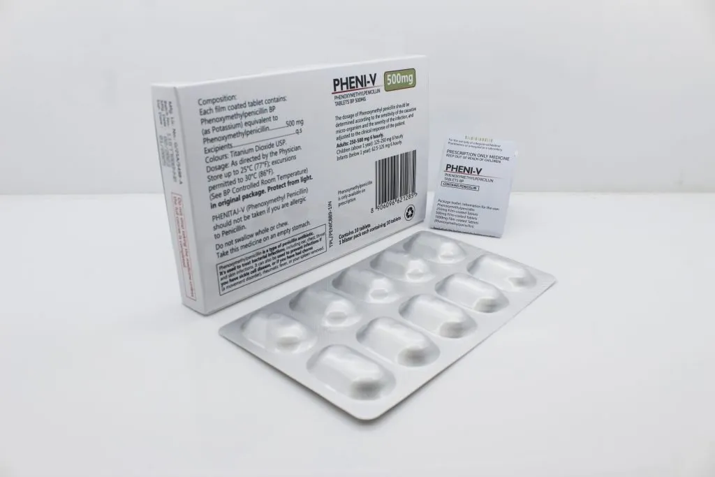 Phenoxymethylpenicillin BP 500mg Manufacturer from Mumbai, India