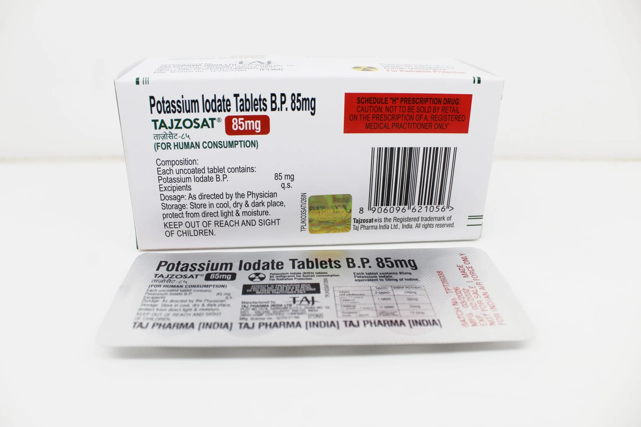 Potassium Iodate Tablets BP 85mg Manufacturers