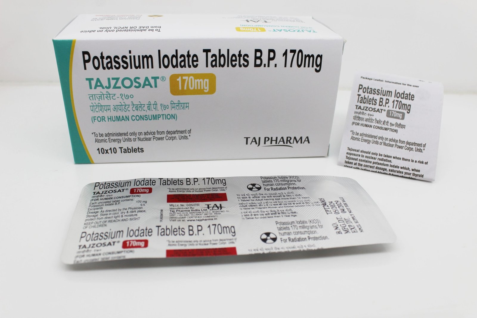 Potassium Iodate 170 mg Tablets Manufacturer Supplier