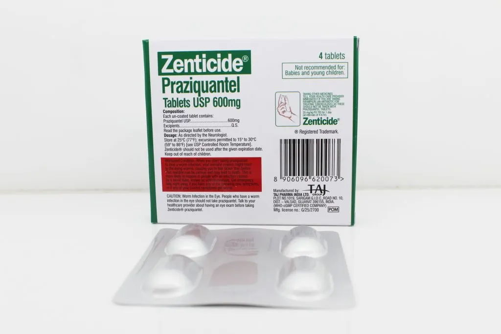 Praziquantel 600mg Tablets Manufacturer Supplier and PCD Pharma Franchise