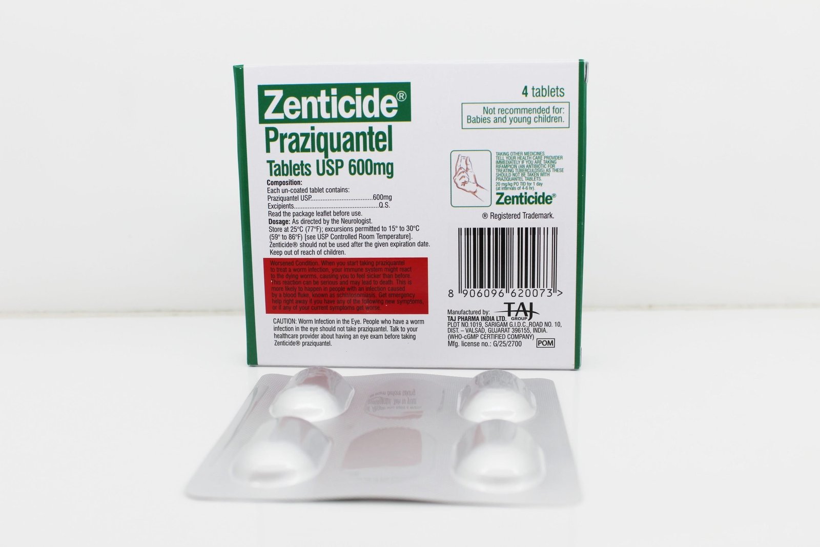 Praziquantel 600mg Tablets Manufacturer Supplier and PCD Pharma Franchise