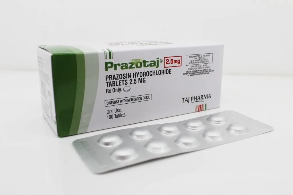 Prazosin Hydrochloride 2.5mg Tablets Manufacturer Supplier