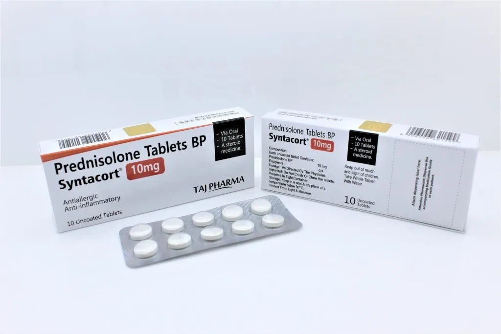 Taj Pharma is well known Prednisolone Tablets 10mg Supplier & Manufacturer in PAN India. FDA & GMP Approved Contract Manufacturers, Exporter.