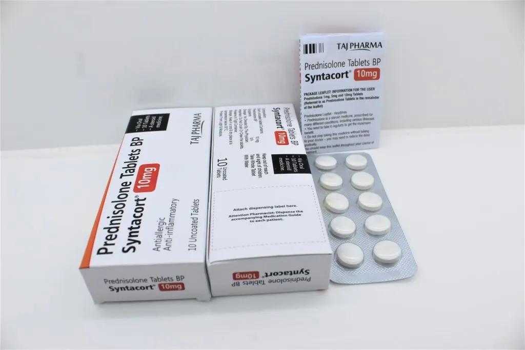 Taj Pharma India is one of the prominent Prednisolone Tablets 10mg Suppliers, exporters & Manufacturers in PAN India. FDA & GMP Approved Contract Manufacturers. Taj Pharma is well known Prednisolone Tablets BP supplier & Manufacturer in PAN India. FDA & GMP Approved Contract Manufacturers, Exporter.