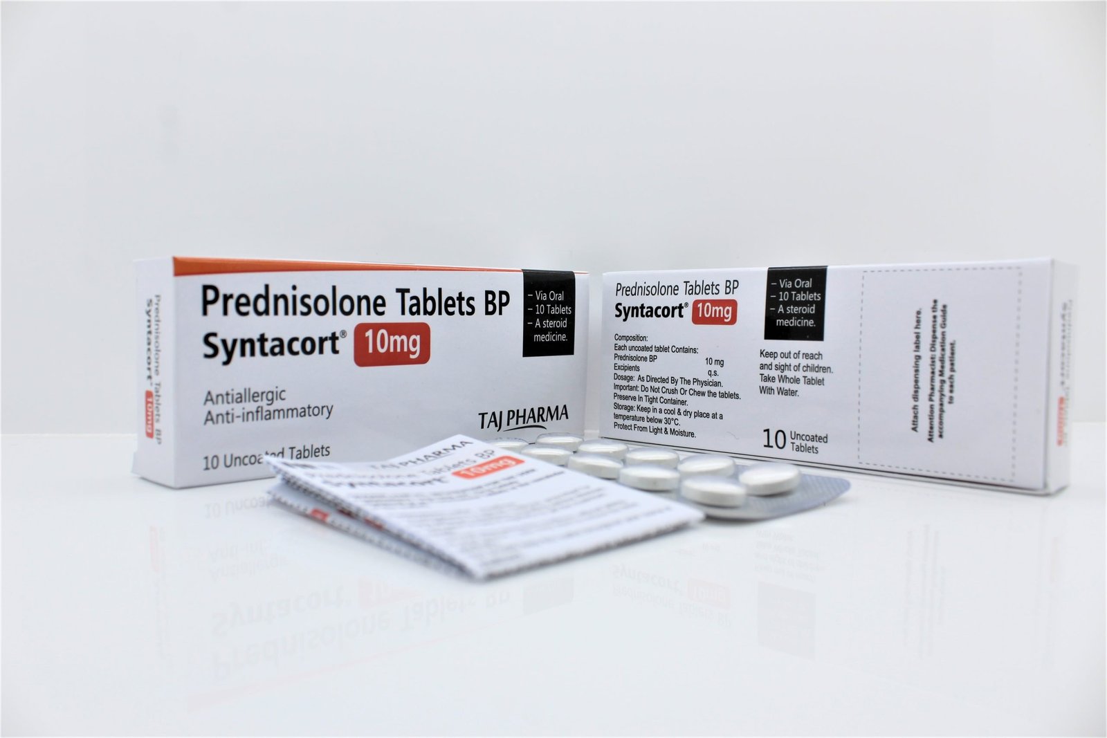 GMP & FDA Approved Manufacturing of Prednisolone Tablets BP 10mg in India & Export.