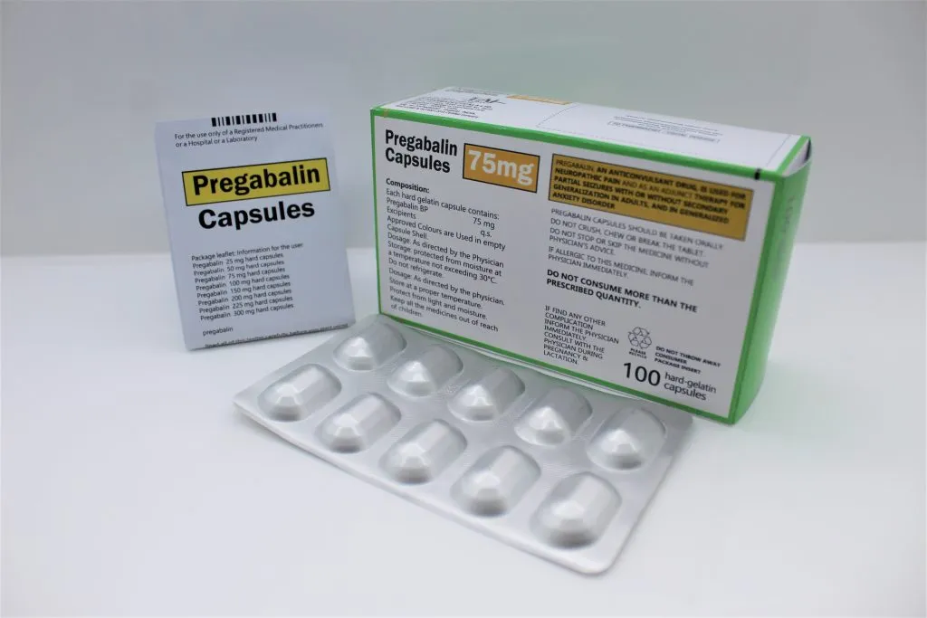 Pregabalin Capsules 75mg Generic Manufactures