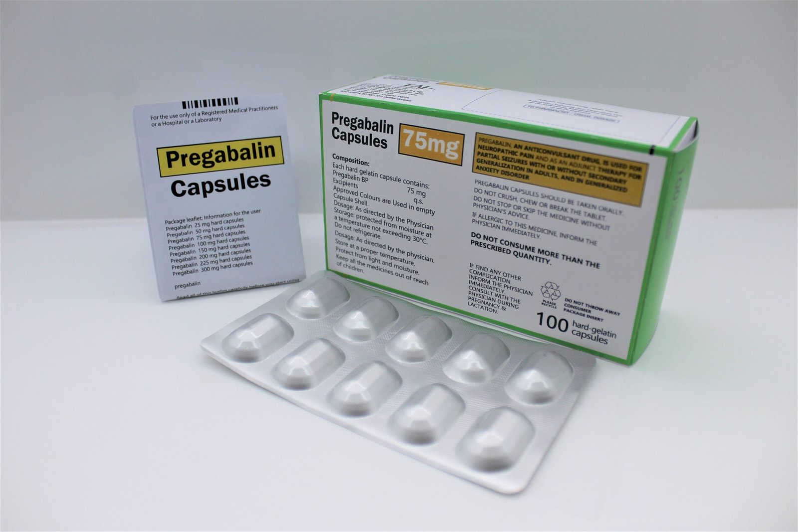 Pregabalin Capsules 75mg Generic Manufactures