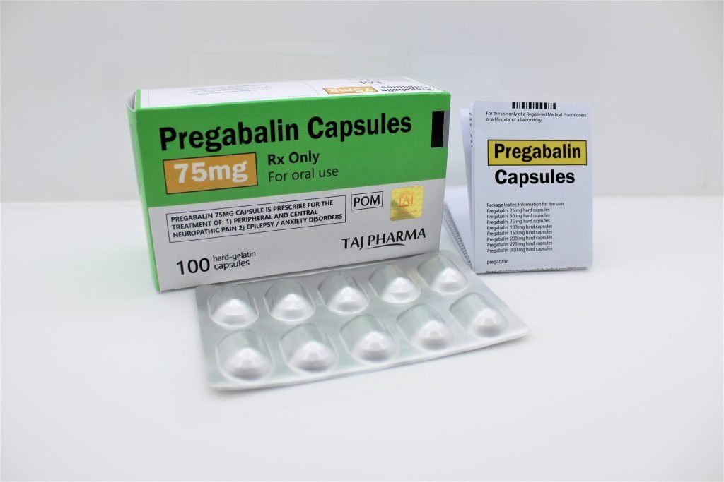 Taj Pharma is WHO-GMP Certified Pharmaceutical Wholesaler of Pregabalin Capsules 75mg