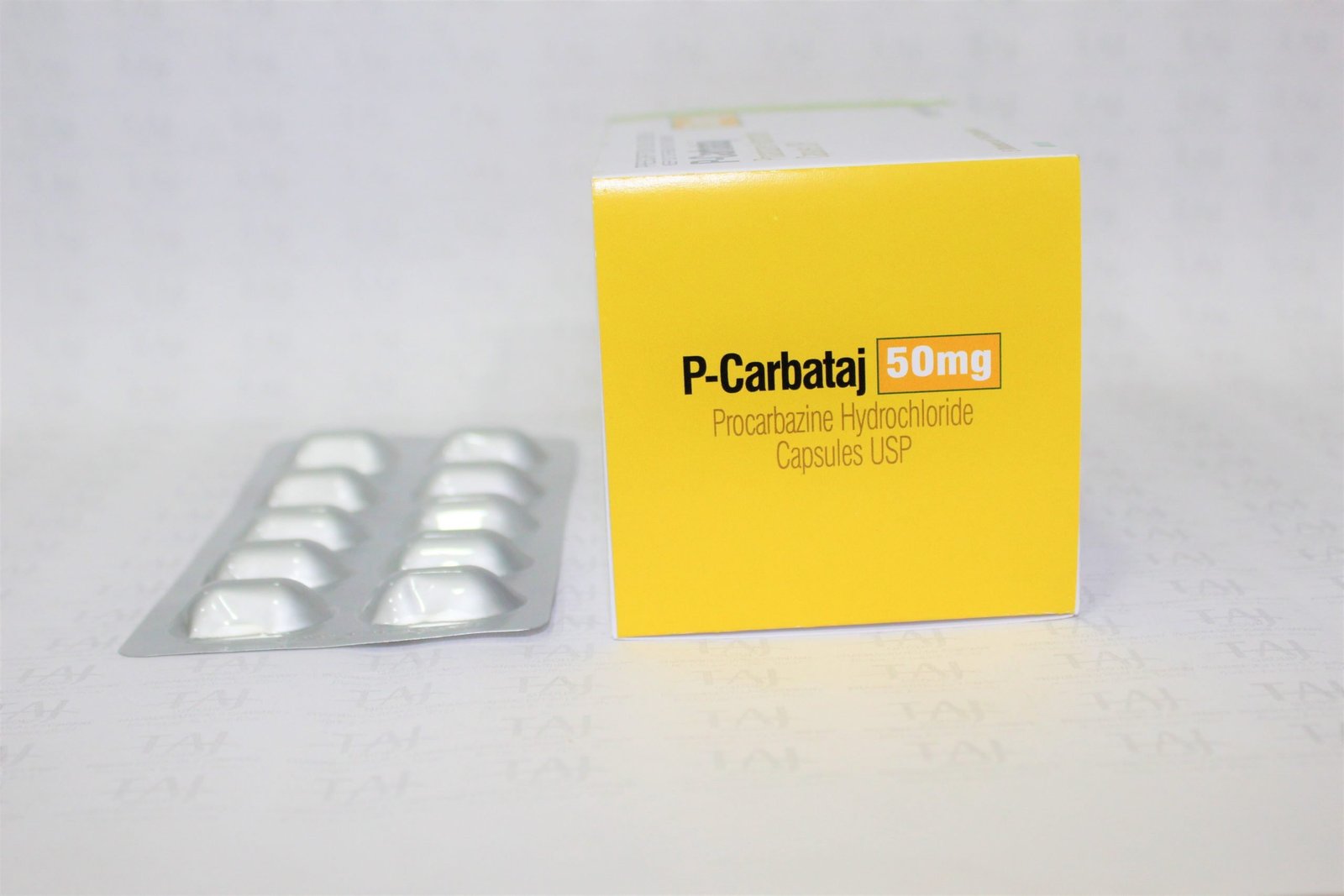 Procarbazine hydrochloride capsules Manufacturers, Suppliers in India - Taj Pharma