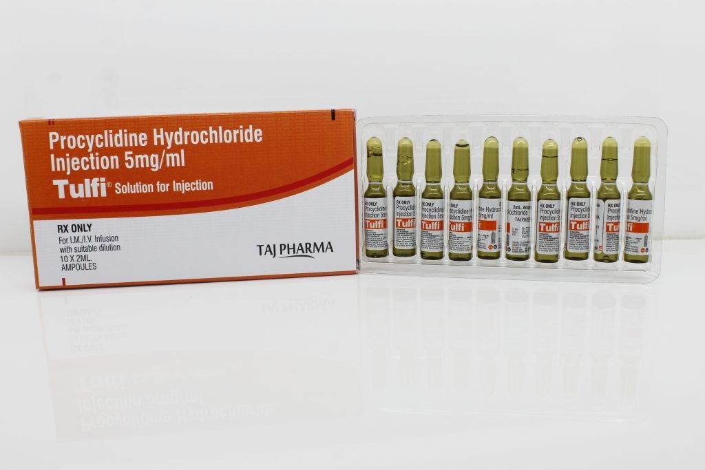Procyclidine Hydrochloride Injection Manufacturer from Mumbai