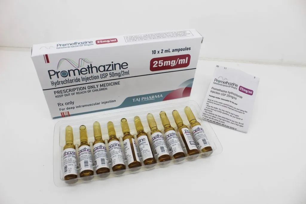 Promethazine Hydrochloride Injection USP 50mg PAN India Manufacturer