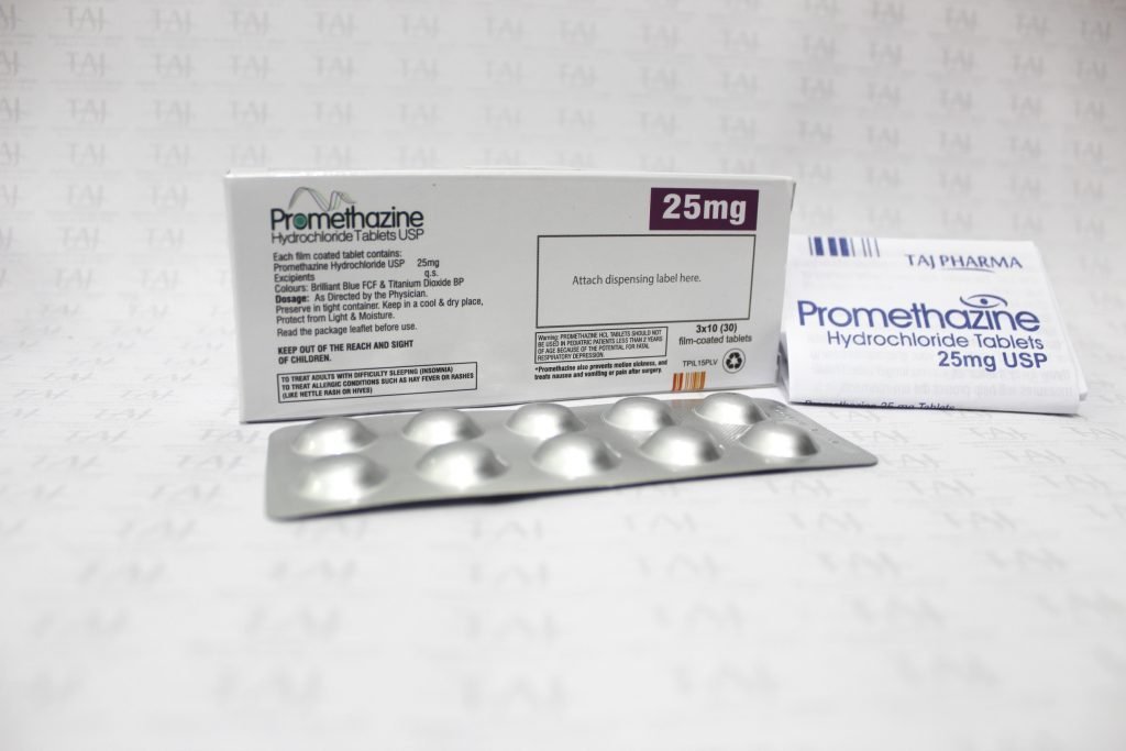 Promethazine Hydrochloride Tablets USP 25mg Taj Pharma Mumbai