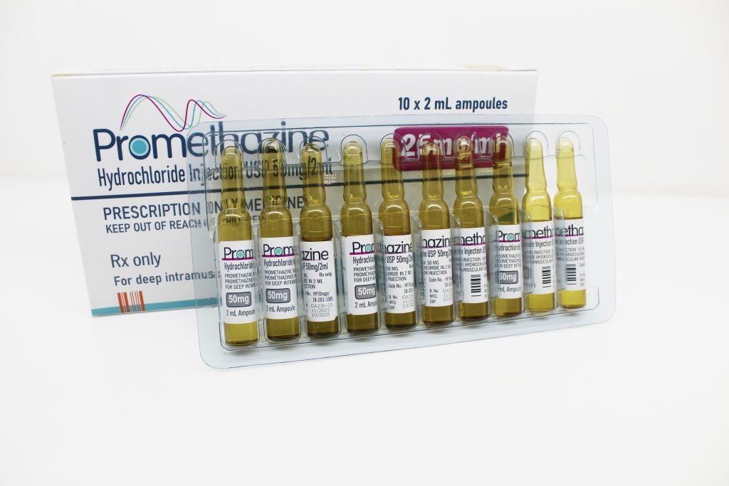 Promethazine hydrochloride 25mg/ml Injection Manufacturer in PAN India