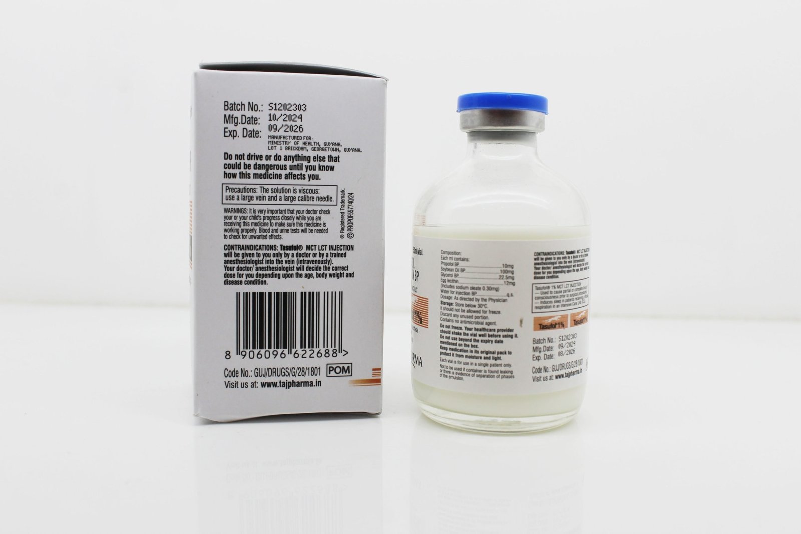 Propofol Injection 1% 50ml Manufacturers PAN India Suppliers Exporters