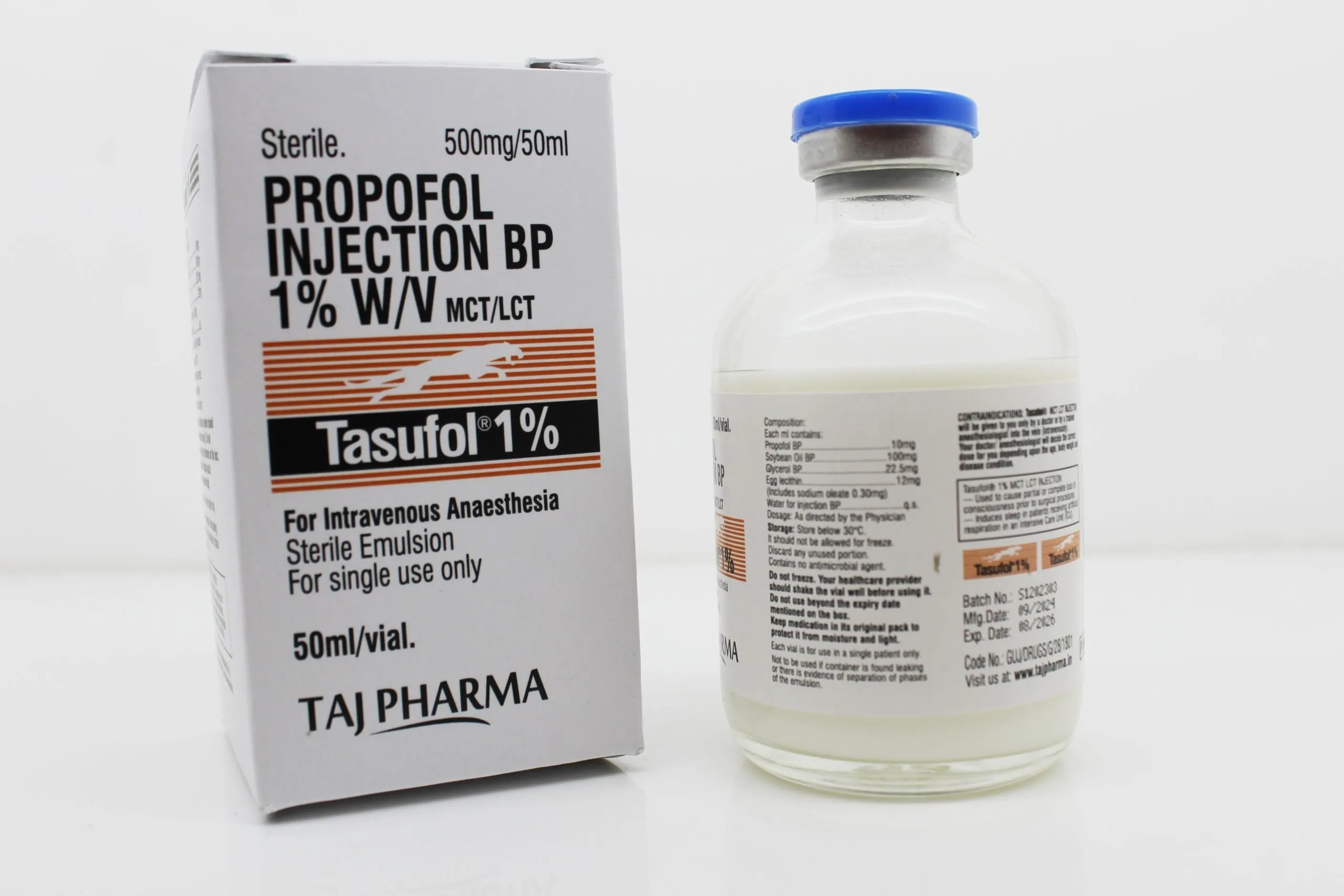 Propofol Injection BP 1% 50ml Manufacturer Supplier and PCD Pharma Franchise