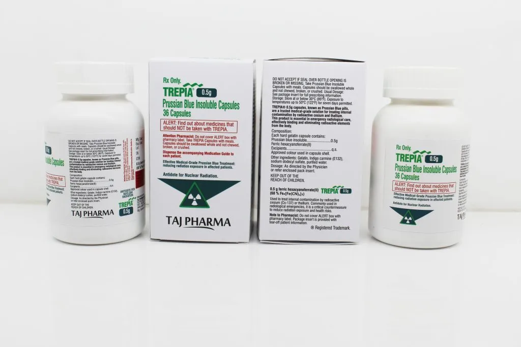 Prussian Blue Insoluble Capsules 0.5g Manufacturer & Suppliers in India