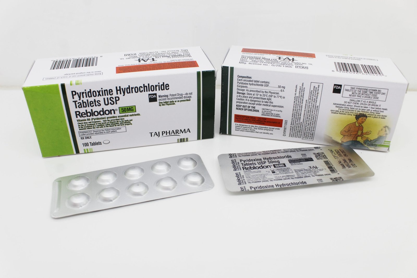 Pyridoxine 50mg Tablets Manufacturers India, Suppliers