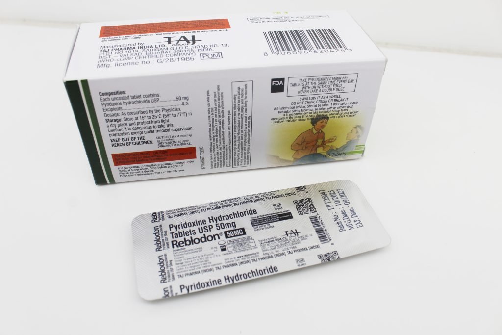 Pyridoxine Hydrochloride 50mg Tablets Manufacturers & Exporters