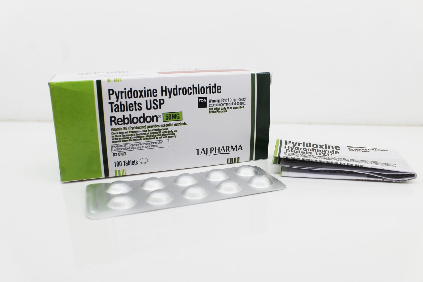 Pyridoxine Hydrochloride 50mg Tablets PAN India Manufacturer