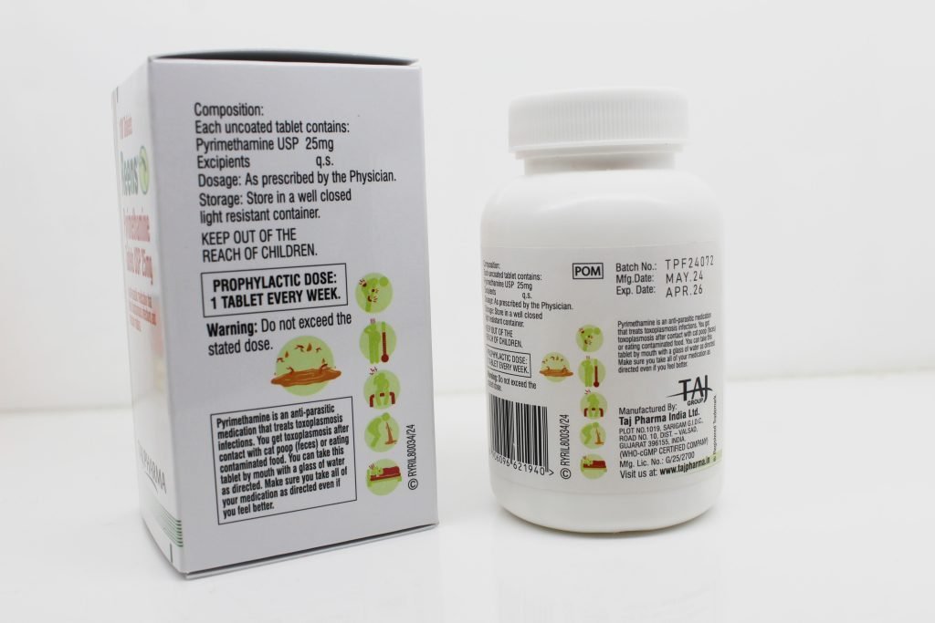 Pyrimethamine Tablets 25mg Supplier PAN India