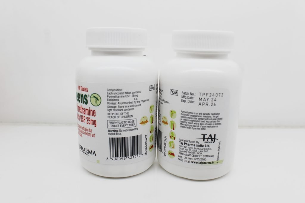 Pyrimethamine USP 25mg Tablets Supplier Vapi Gujarat