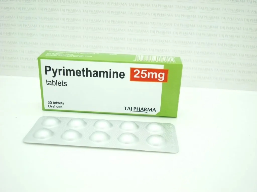 Pyrimethamine 25mg Tablets USP Taj Pharma Manufacturer in India gives the assurance of high-quality and purity. The company carries the rich experience in the niche manufacturing of Pyrimethamine 25mg Tablets USP Taj Pharma. Taj Pharmaceuticals is reputed manufacturer and Pyrimethamine 25mg Tablets USP Taj Pharma suppliers in India.