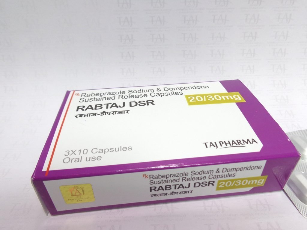 RABEPRAZOLE & DOMPERIDONE SR CAPSULES 20 & 30 MG RABTAJ DSR