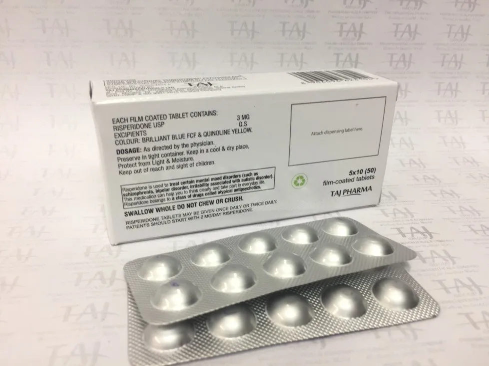 RISPERIDONE 3MG TABLETS USP
