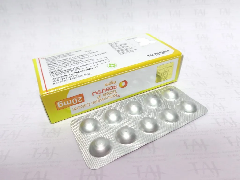 ROSUVASTATIN TABLETS IP 20 MG ROSUTAJ 20