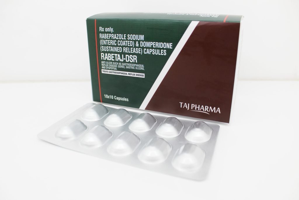 Rabeprazole (EC)40mg + Domperidone (SR)30mg Capsules PAN India Manufacturer