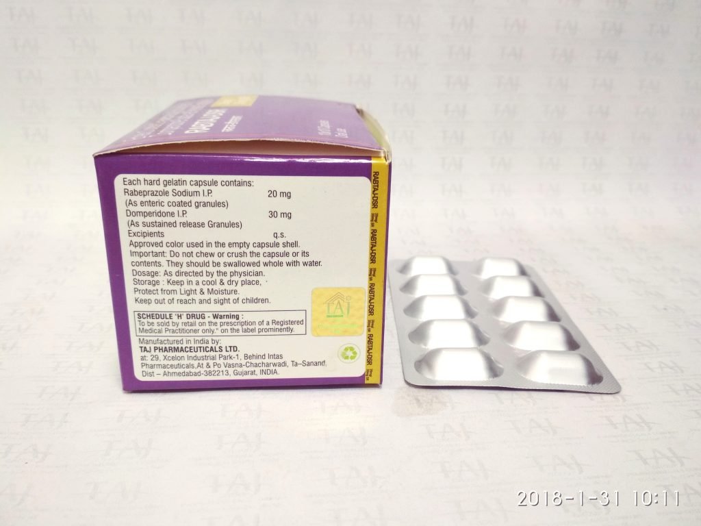 Rabeprazole Sodium & Domperidone SR Capsules-Rabtaj DSR