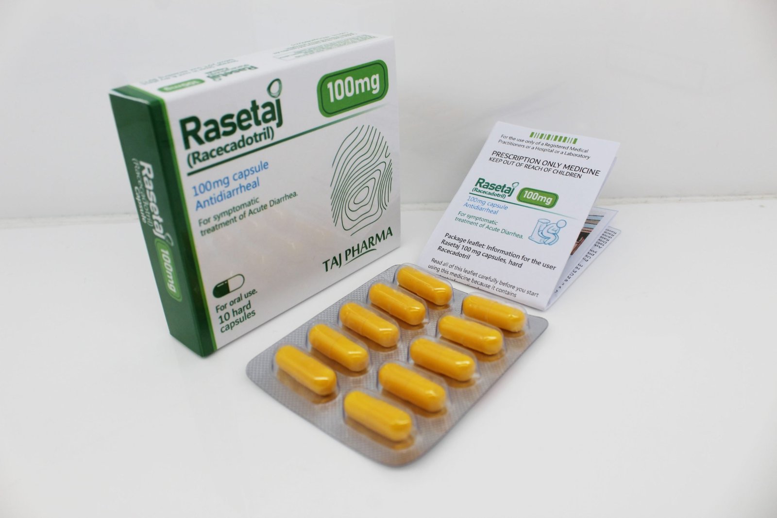 Racecadotril 100mg Capsule GMP Approved