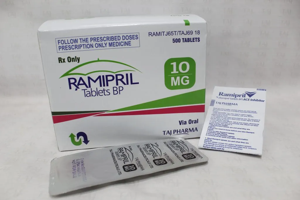 Ramipril Tablets BP 10 MG Taj Pharma