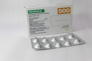 Ranolazine Extended Release Tablets 500mg (Rantotaj ER) suppliers in India prefer Taj Pharmaceuticals due to the reliability and purity of products. Taj Pharmaceuticals