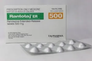 Ranolazine Extended Release Tablets 500mg (Rantotaj ER) manufacturer in India gives the assurance of high-quality and purity. The company carries the rich experience in manufacturing of Ranolazine Extended Release Tablets 500mg (Rantotaj ER). Taj Pharmaceuticals is reputed manufacturer and Ranolazine Extended Release Tablets 500mg (Rantotaj ER) suppliers from India. Get contact for Ranolazine Extended Release Tablets 500mg (Rantotaj ER) manufacturing companies from India.