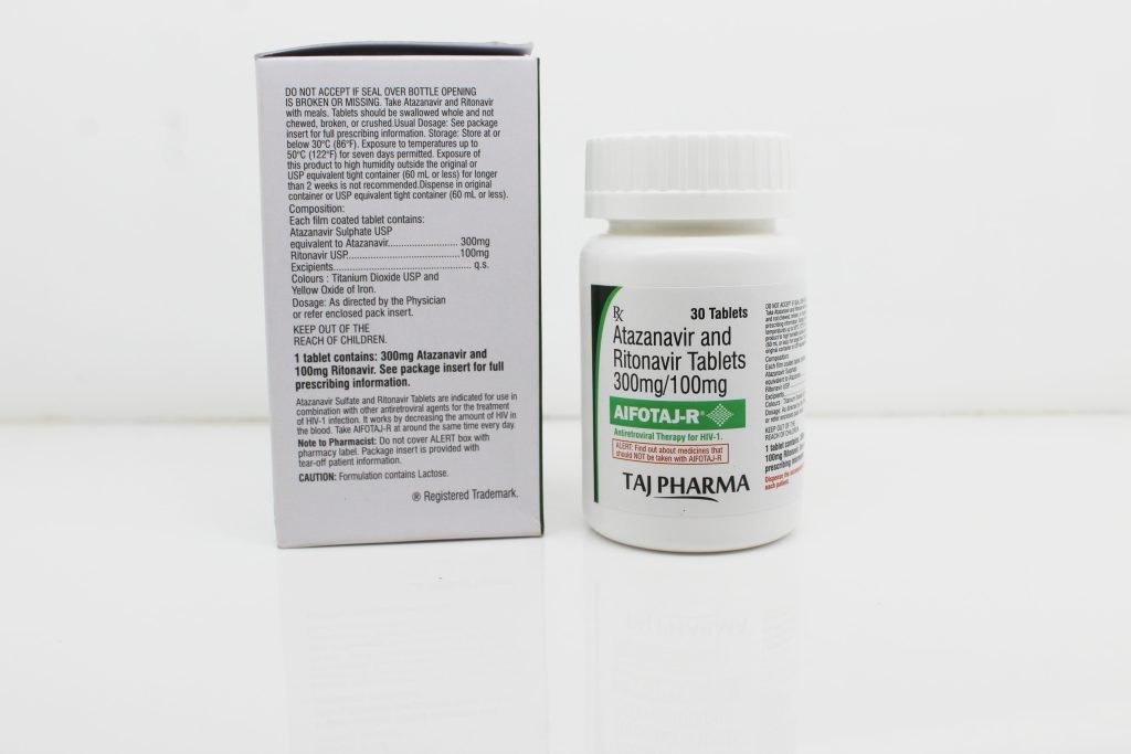 Atazanavir 300mg and Ritonavir 100mg Tablets Reliable Pharma Manufacturer & Supplier of