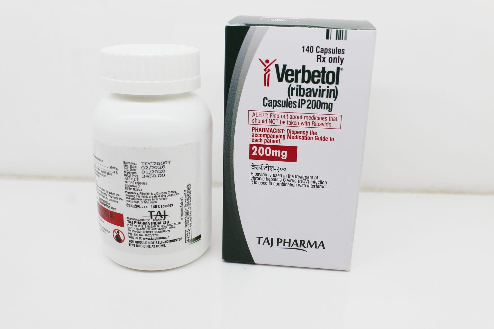 Ribavirin Capsules 200mg Best Price in Mumbai Maharashtra