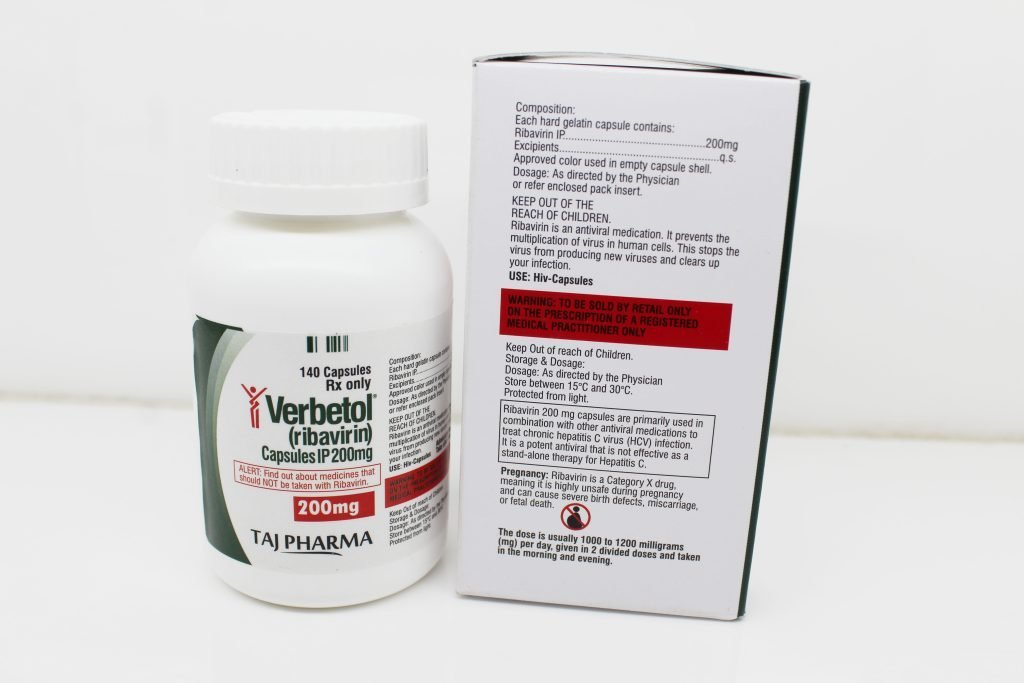 Ribavirin Capsules 200mg Manufacturer & Supplier
