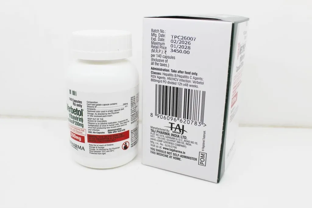 Ribavirin Capsules 200mg Manufacturers PAN India Suppliers Exporters