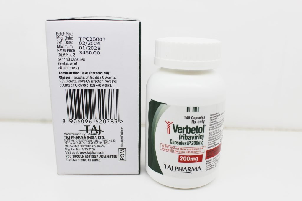 Ribavirin Capsules 200mg, Suppliers, Exporters in India
