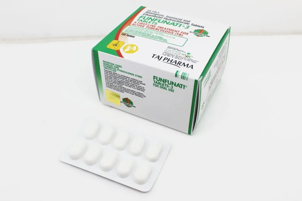Rifampicin 150mg + Isoniazid 75mg + Ethambutol 275mg Tablets Suppliers & Exporters