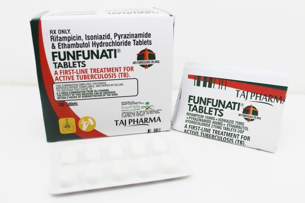 Rifampicin, Isoniazid, Pyrazinamide & Ethambutol Hydrochloride Tablets Manufacturer Suppliers in India