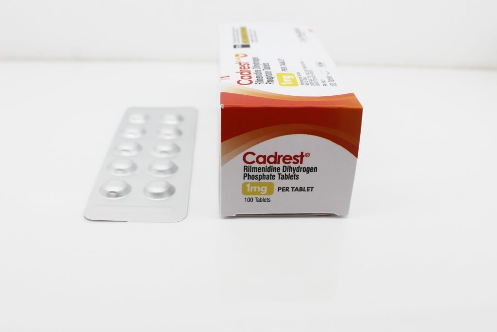 Rilmenidine Dihydrogen Phosphate Tablets 1mg Manufacturer from Mumbai